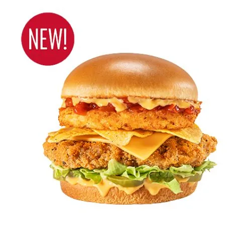 Nacho Crispy Chicken Stack at Tim Hortons