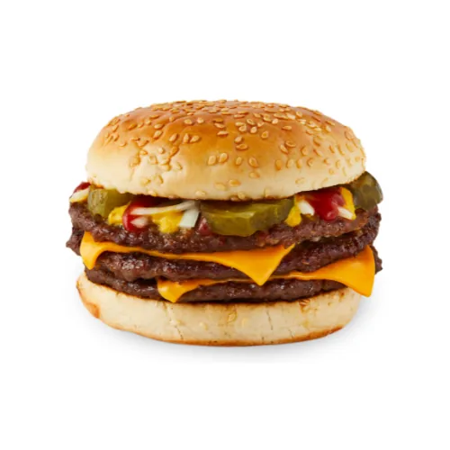 Tims Triple Cheeseburger at Tim Hortons