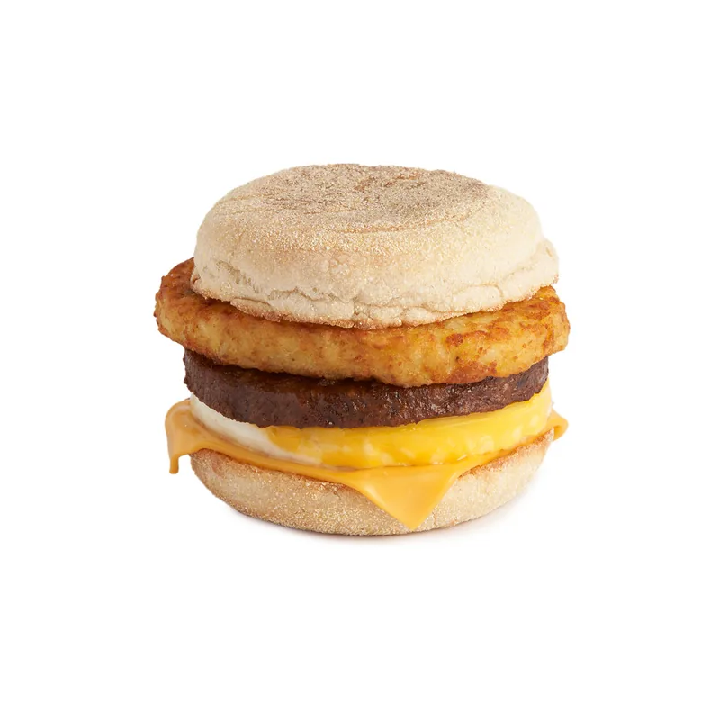 Veggie Egg with Cheese Muffin Stack at Tim Hortons