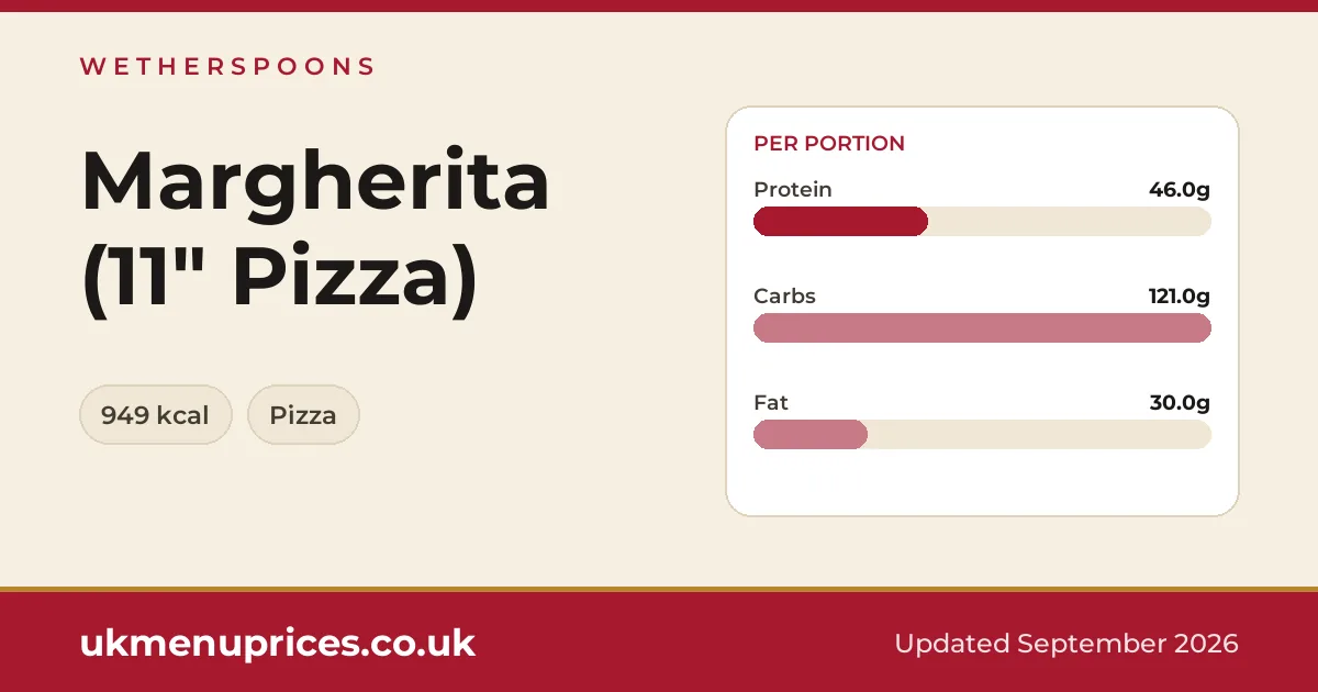 Wetherspoons Margherita (11" Pizza)