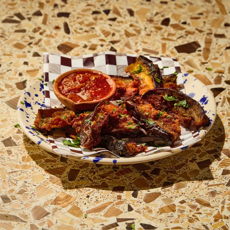 Aubergine Fritti at Zizzi