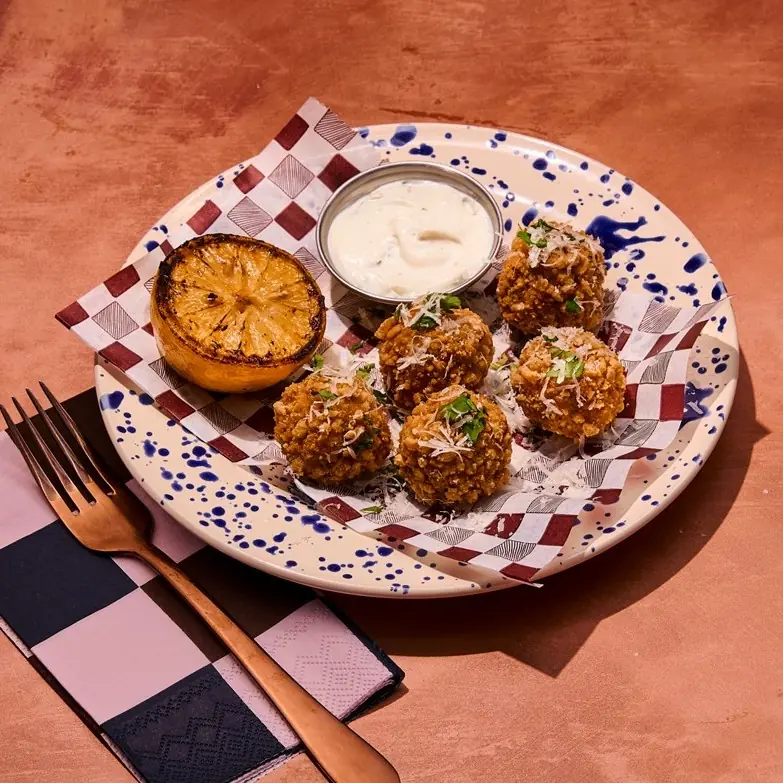Crab & Lemon Arancini at Zizzi