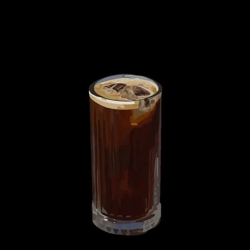 Ice Americano at Zizzi