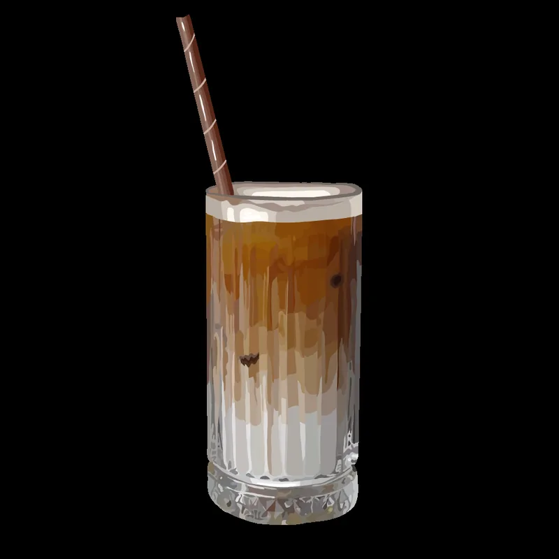 Iced Latte at Zizzi