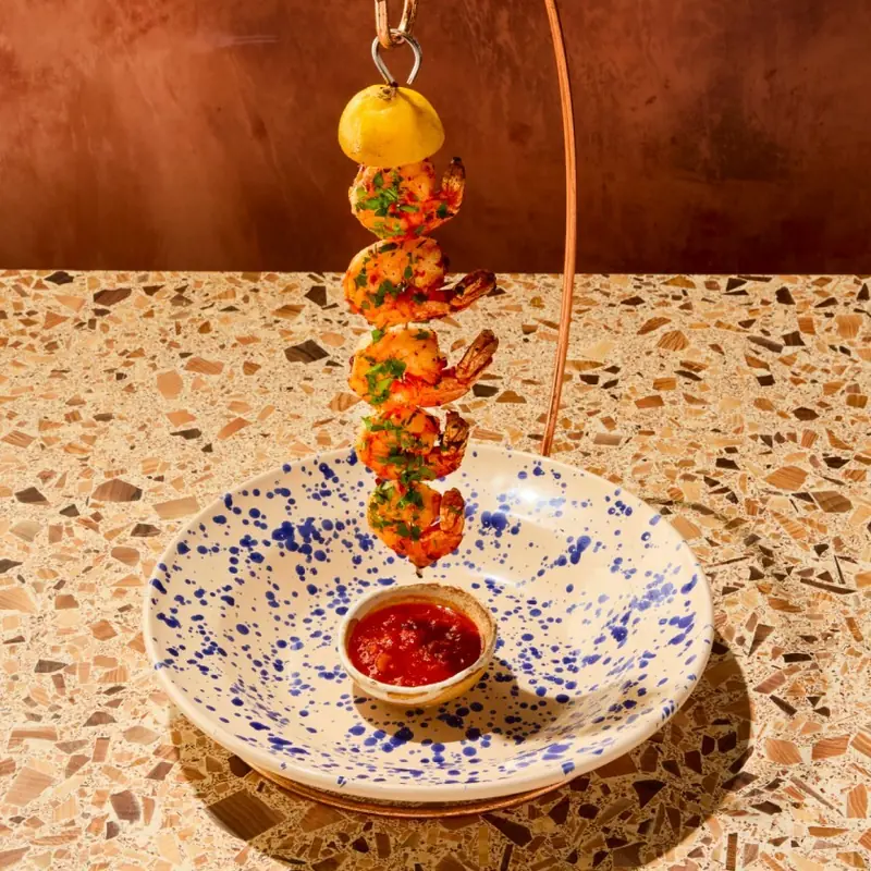 King Prawn Spiedini at Zizzi