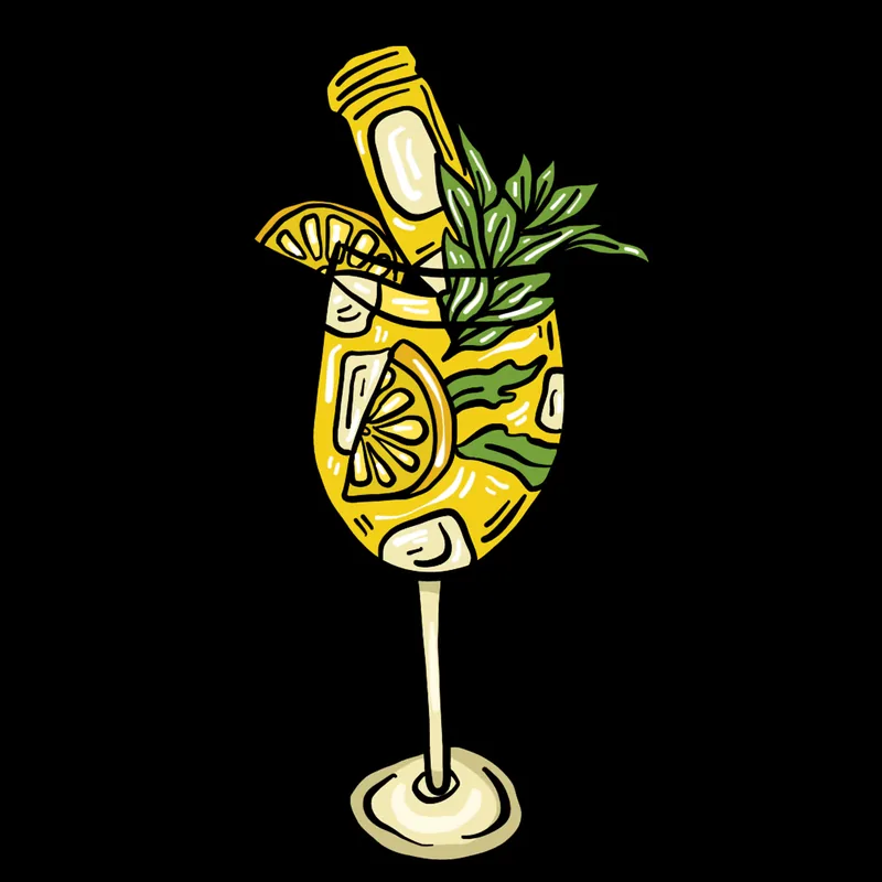 Limoncello Spritz at Zizzi