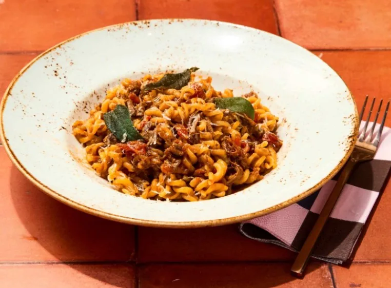 Non-Gluten Pasta Chianti Beef Ragu at Zizzi
