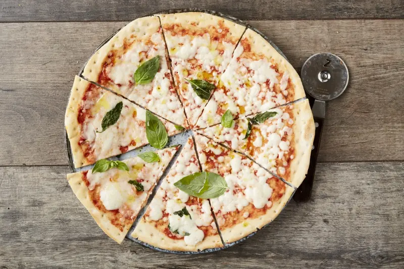 Non-Gluten Vegan Margherita Pizza at Zizzi