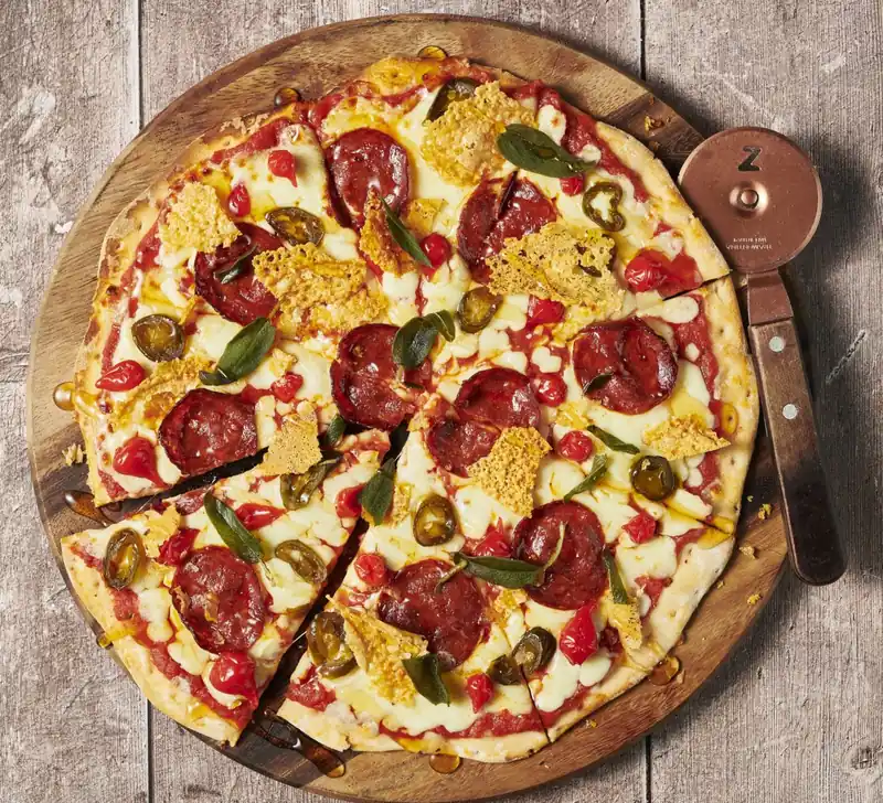 Non-Gluten Venison Pepperoni at Zizzi