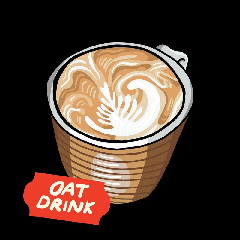 Oat Flat White at Zizzi