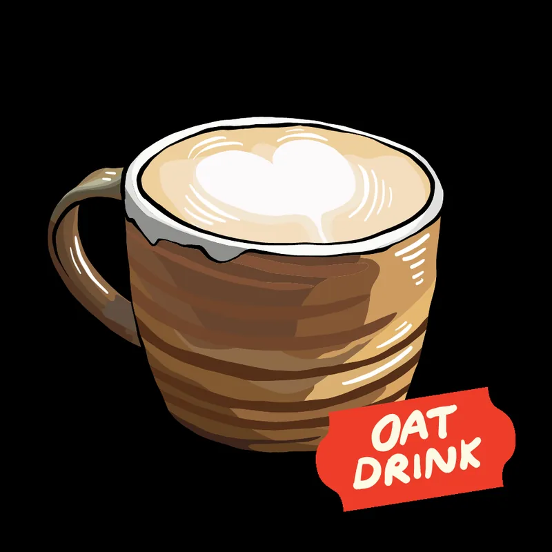 Oat Latte at Zizzi