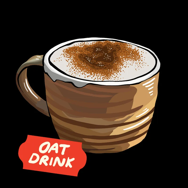 Oat Macchiato at Zizzi