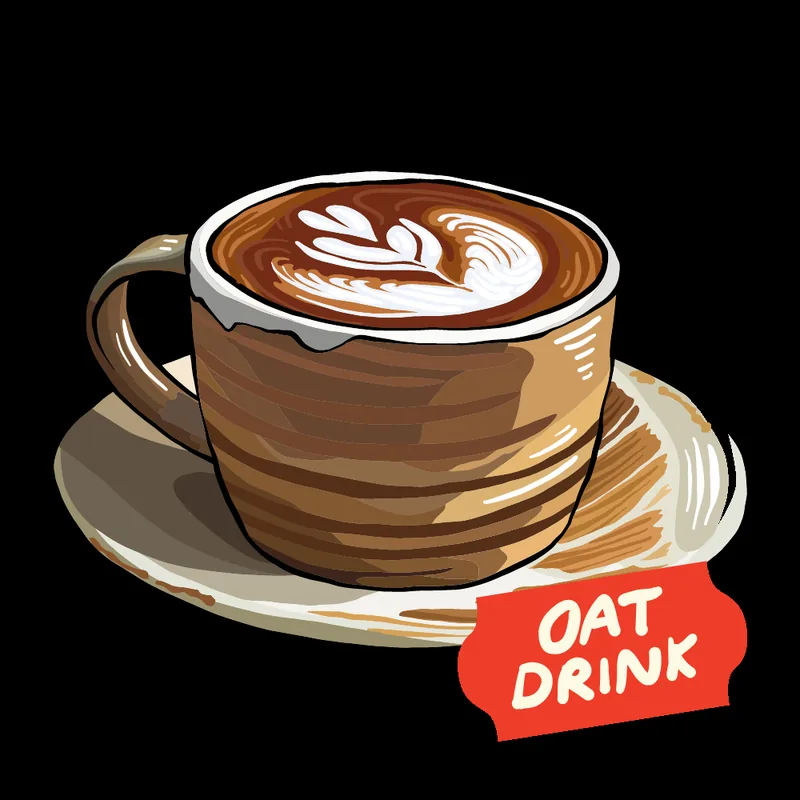 Oat Mocha at Zizzi