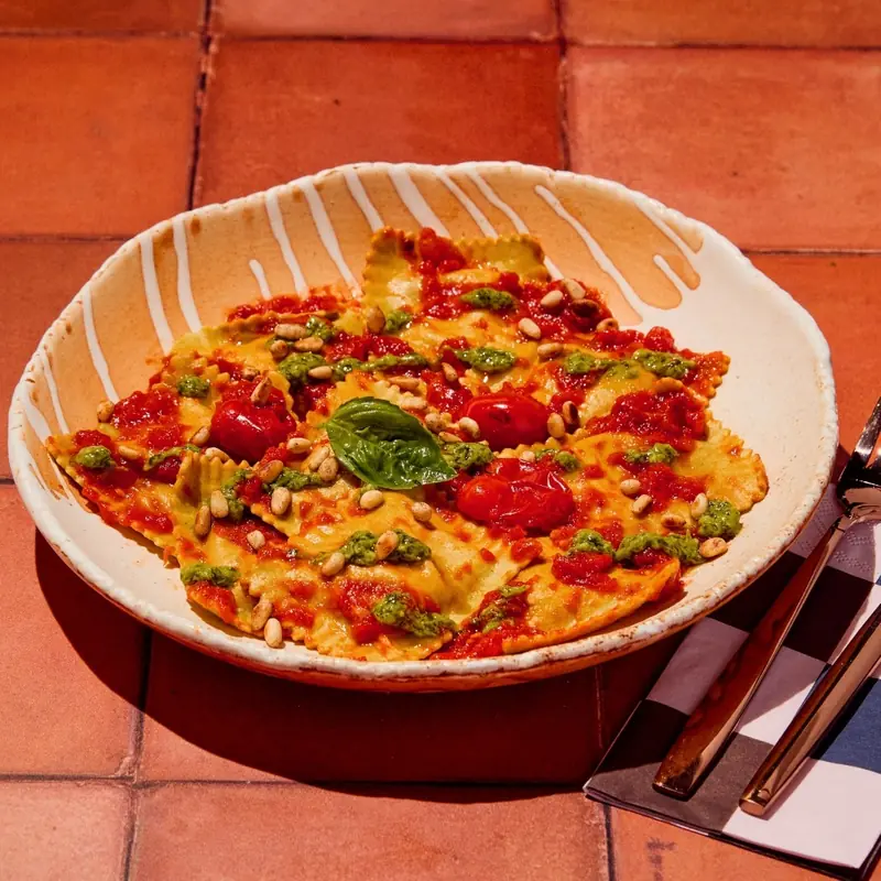 Ravioli Di Capra at Zizzi