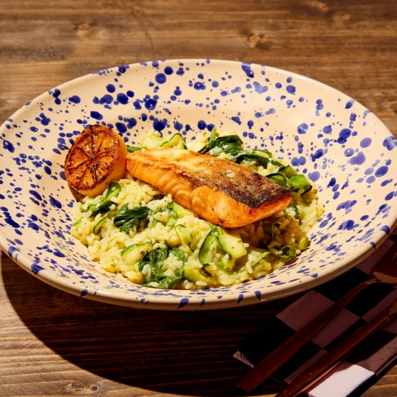 Salmon & Pesto Risotto at Zizzi