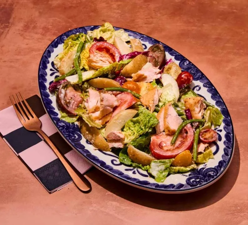 Salmon & Tomato Caesar Salad at Zizzi