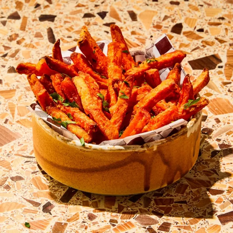 Sweet Potato Fries at Zizzi