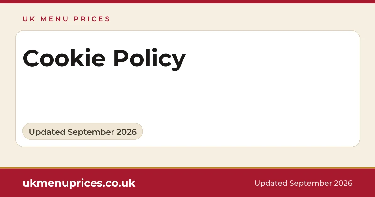 Cookie Policy