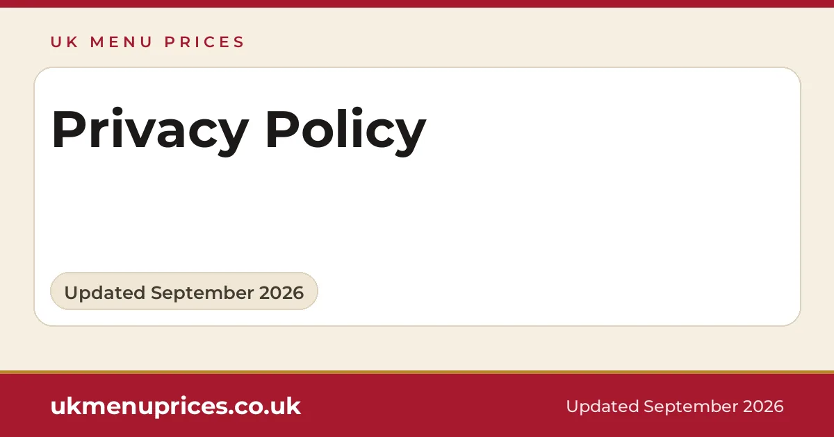 Privacy Policy